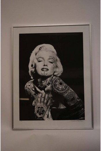 Inked Marilyn, 2018, signé,...