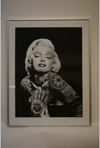 Inked Marilyn, 2018, signé,...